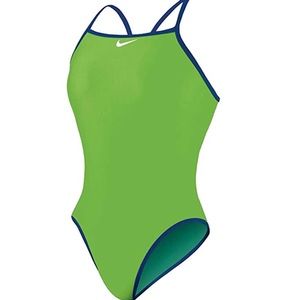 Nike green and blue reversible one piece